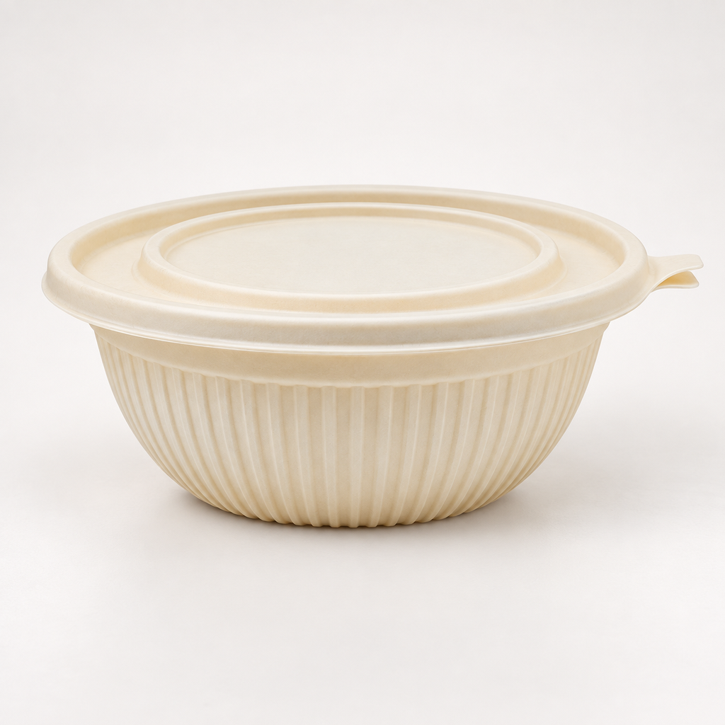 450 ml Round Corn Starch Bowl with Lid [800/box]