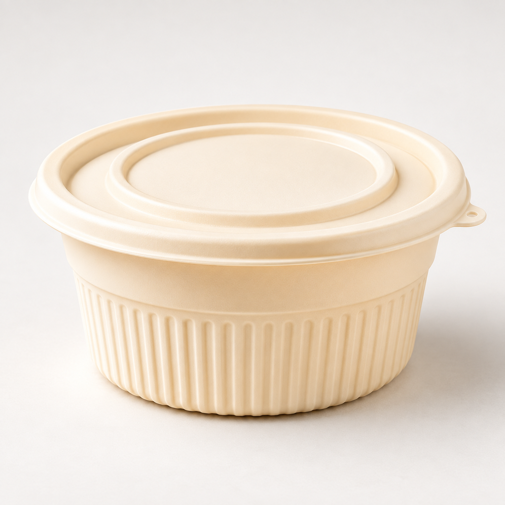 450 ml Gravy Corn Starch Bowl with Lid [750/box]