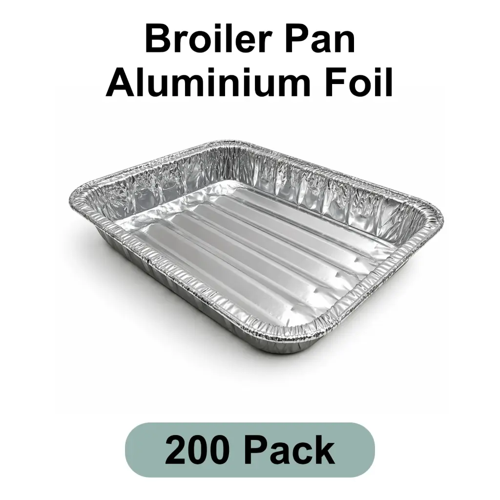 [AF-200] Broiler Pan Aluminum Foil 200pk